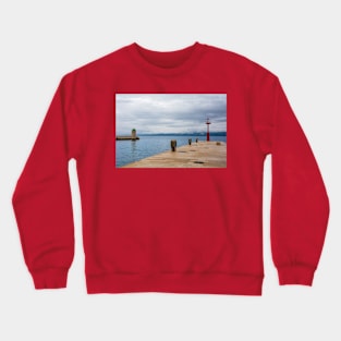 Bol Harbour, Brac Island, Croatia Crewneck Sweatshirt